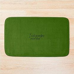 I Wish Grandpas Never Died - Riley Green Bath Mat