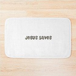 Jesus Saves Bath Mat