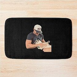 Riley Green Pup Classic Bath Mat