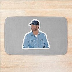 Attractive Girl Riley Green Bath Mat