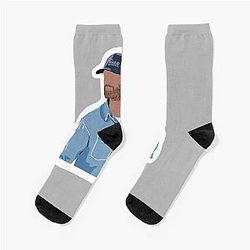 Attractive Girl Riley Green For Men and Women Socks