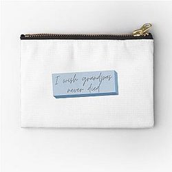 I Wish Grandpas Never Died (Riley Green) Zipper Pouch