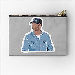 Attractive Girl Riley Green Zipper Pouch