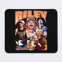 Psychedelic 90s Riley Green Mousepad