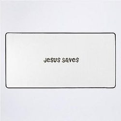 Jesus Saves Riley Green Desk Mat