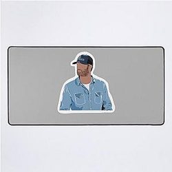 Attractive Girl Riley Green Desk Mat For Men and Women