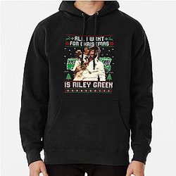All I Want for Christmas Is Riley Green Christmas Pullover Hoodie