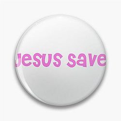 Jesus Saves Riley Green Pin