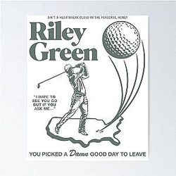 Riley Green Merchandise Poster