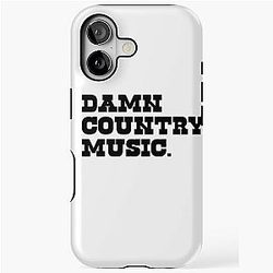 Riley Green Damn Country Music Tough Case for iPhone