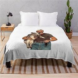 Riley Green Pup Throw Blanket