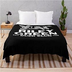 Riley Green Throw Blanket