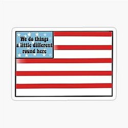 Riley Green American Flag Sticker