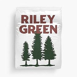 Riley Green Merch Duvet Cover