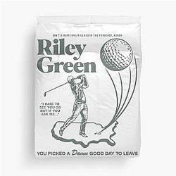 Riley Green Merch Duvet Cover