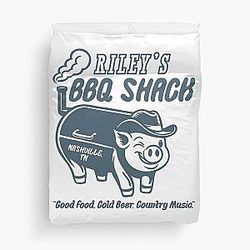 Riley Green Merch Duvet Cover