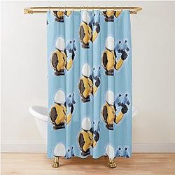 Risk of Rain 2 Fan Art and Merchandise Shower Curtain