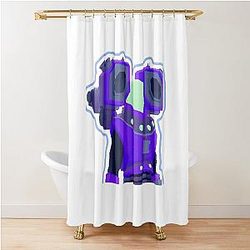 Risk of Rain 2 Fan Art and Merch Shower Curtain