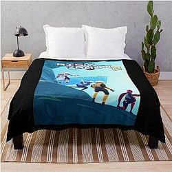 Music Vintage Risk of Rain Throw Blanket