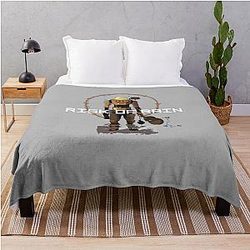 Fight To Stay Alive: Risk of Rain 2 Game Huntress Funny Graphic Gifts Throw Blanket