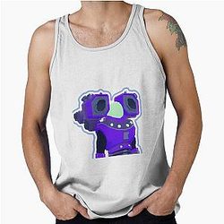 On a Strange Planet Risk of Rain 2 Fan Art and Merch Retro Tank Top