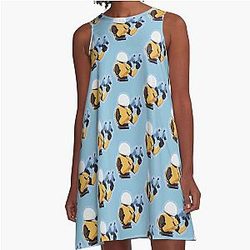 Risk of Rain 2 Fan Art and Design A-Line Dress