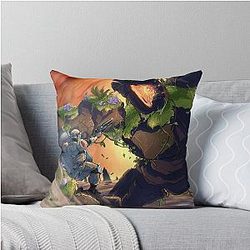 Risk of Rain 2 Poster Throw Pillow