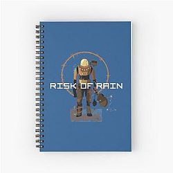 Risk of Rain 2 Game Huntress Spiral Notebook
