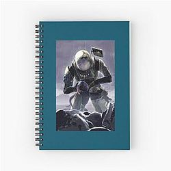 Commando Risk of Rain 2 Metal Print Spiral Notebook