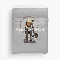 Fight To Stay Alive Risk of Rain 2 Game Huntress Graphic Duvet Cover
