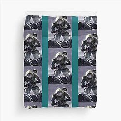 Commando Risk of Rain 2 Metal Duvet Cover
