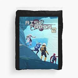 Music Vintage Risk Of Rain Vintage Photographic Duvet Cover