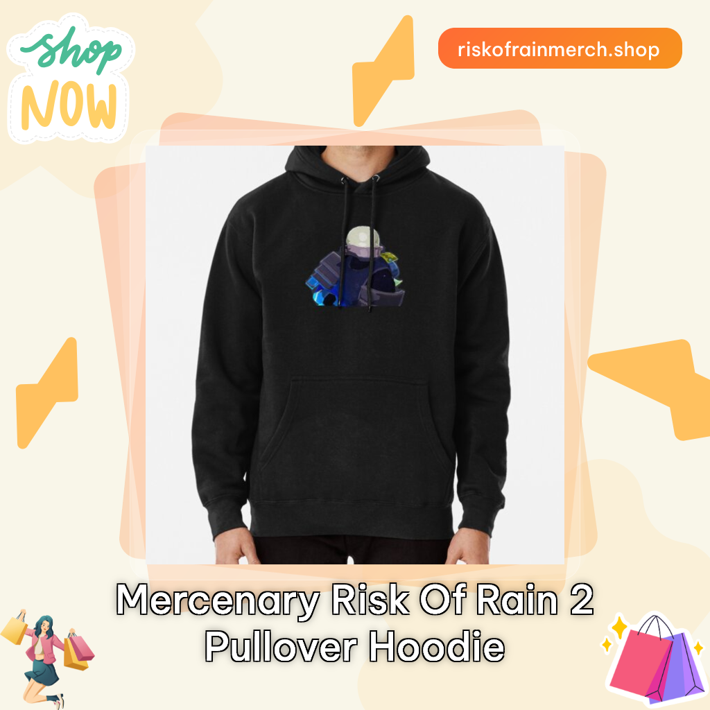 Mercenary Risk of Rain 2 Pullover Hoodie