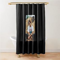River Phoenix and Dog Classic T-Shirt Shower Curtain