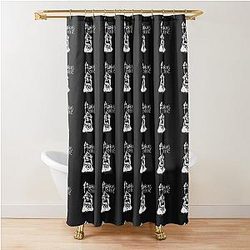Alek's Attic River Phoenix Shower Curtain