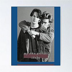 My Own Private Idaho River Phoenix and Keanu Reeves Poster