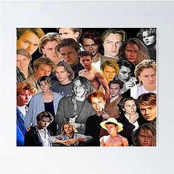 River Phoenix Photo Collage Poster