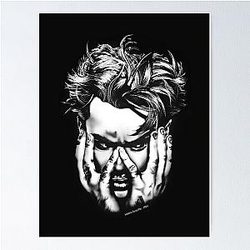 River Phoenix Airbrush art Poster
