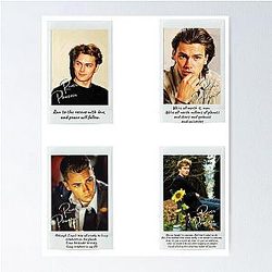 River Phoenix Sticker T Shirt Poster