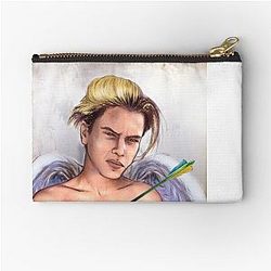 Falling Angel River Phoenix Zipper Pouch