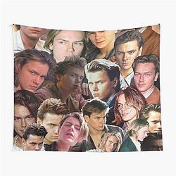 River Phoenix photo collage Tapestry