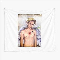 Falling angel: river phoenix tapestry