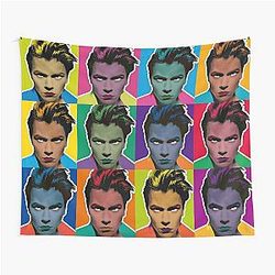Mosaic River Phoenix Tapestry Pop Art