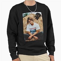 River Phoenix with Dog Pullover Sweatshirt