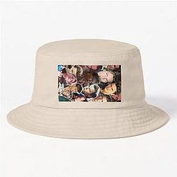 River Phoenix photo collage Bucket hat