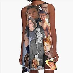 River Phoenix Photo Collage A-Line Dress