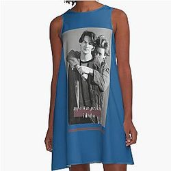 My Own Private Idaho River Phoenix Keanu Reeves A-Line Dress