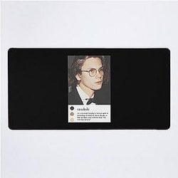 Gifts For Women River Phoenix Saudade And When I Look At You I Throw Up Desk Mat
