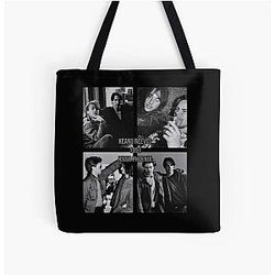 Keanu Reeves and River Phoenix in 1991 Tote Bag
