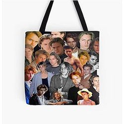 River Phoenix Photo Collage Tote Bag